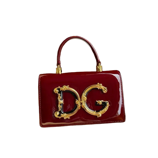 Dolce & Gabbana DG Girls Luxury Red and Gold Bag